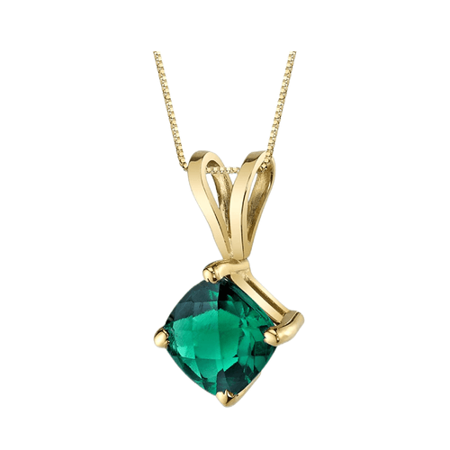 Collar  de esmeralda creado para mujer