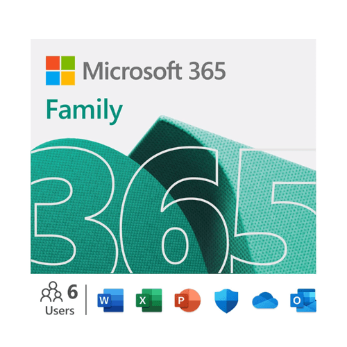 Microsoft Familia 365, Suscripción de 12 meses, hasta 6 personas