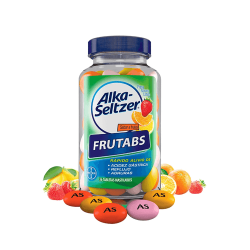 Alka Seltzer Frutabs Masticables 36Ea